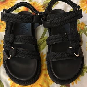 Black Gladiator sandals